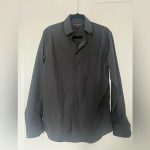 Louis Vuitton Men's Gray Button Shirt Size 38